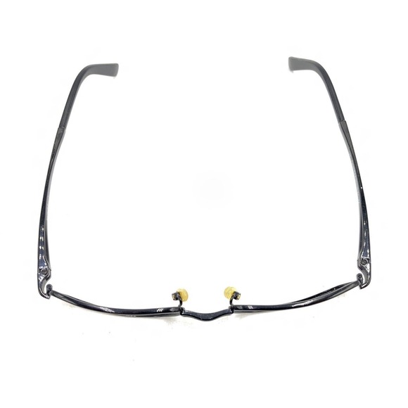 Oakley Rotor 4.0 Polished Black Grey Metal Eyeglasses Frames 52-18 135 Men Women - Picture 3 of 12